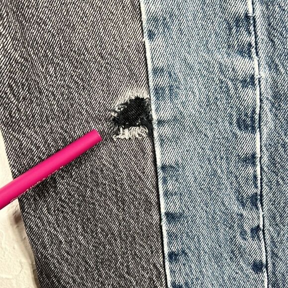 🔥🔥 Vintage 90s Levi’s 501 Denim Black/Blue Jeans Mens Sz 30x30 - GOOD Conditio - Picture 14 of 14